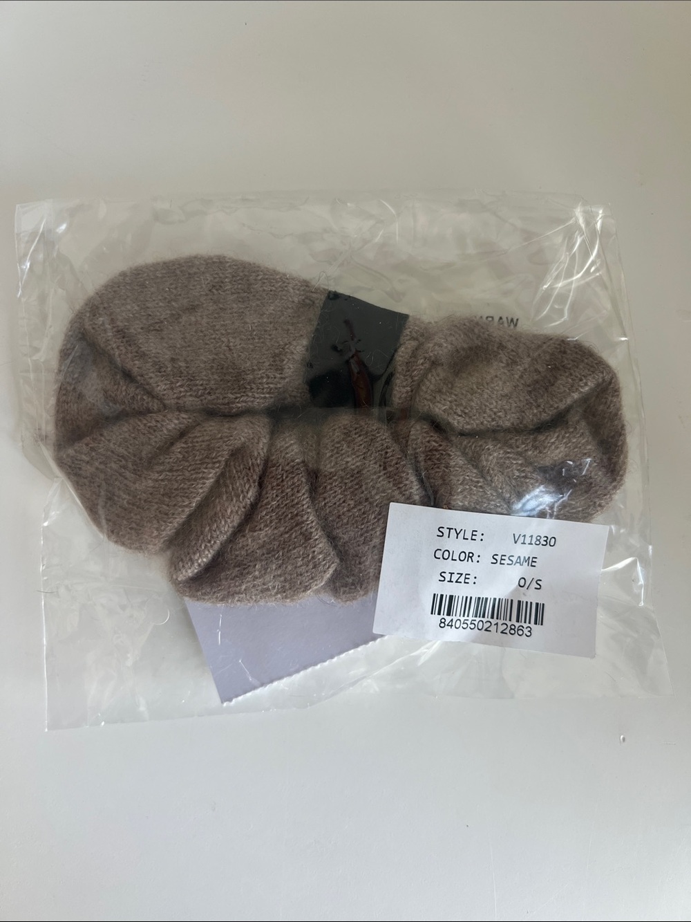 Sesame Cashmere Scrunchie Hair Accessory from Bloomingdale’s